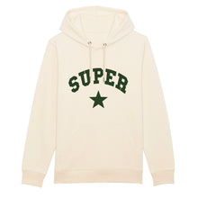 Load image into Gallery viewer, Super Star Hoodie - Natural &amp; Khaki