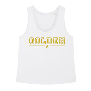 Golden Vest - White