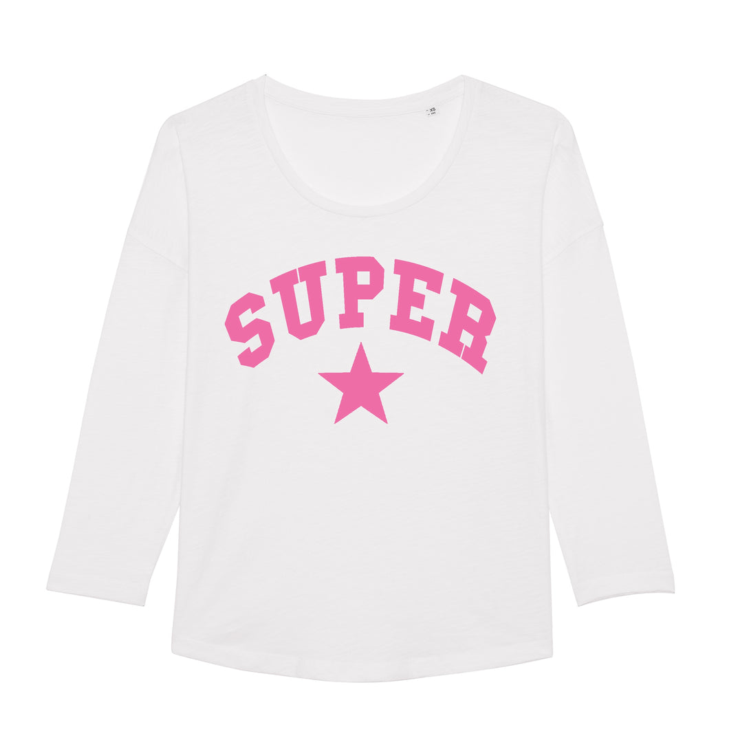 Super Star Tee Long Sleeve - Pink
