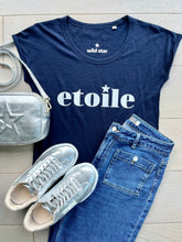 Load image into Gallery viewer, etoile tee - navy